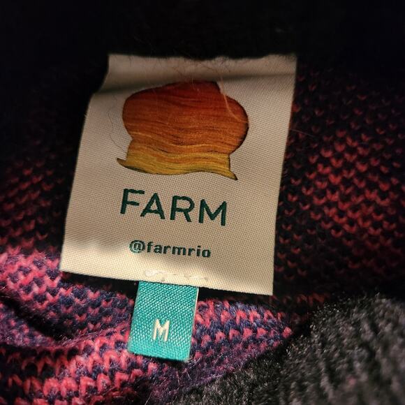 Farm Rio Rainbow leopard print knit dress size medium - Picture 5 of 6